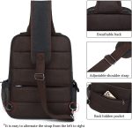 Mygreen Canvas Cross Body Messenger Bag Shoulder Sling Backpack Travel Rucksack - Image 6